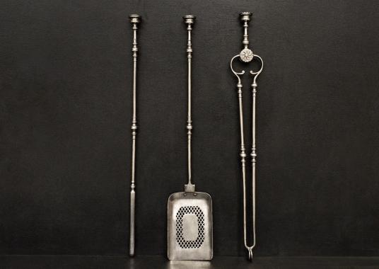 A set of very good quality Regency firetools